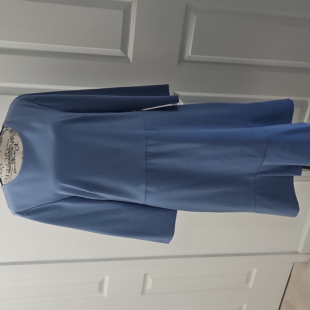 Banana Republic Light Blue Cerulean 3/4 Sleeve Dress. Size 14 TALL